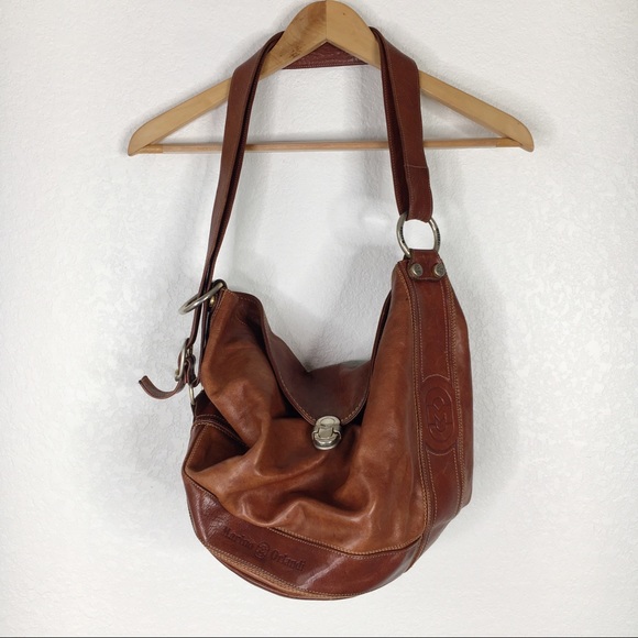 Marino Orlandi | Bags | Marino Orlandi Brown Leather Italian Hobo ...